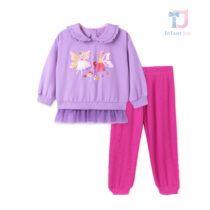 Tunika/bluza dwuczęściowa z dodatkiem tiulu i legginsami ze ściągaczem Forest Fairy