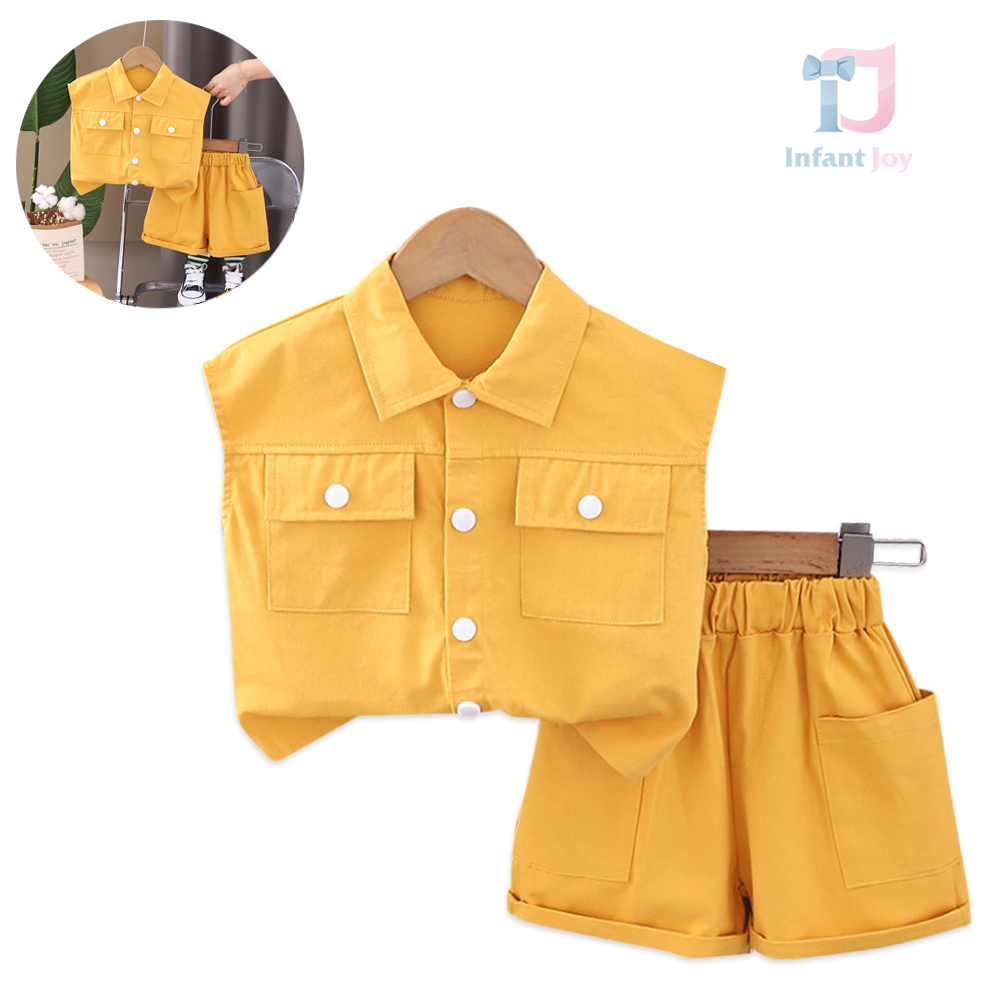 Koszulka i spodenki dwuczęściowe Little Yellow Ranger