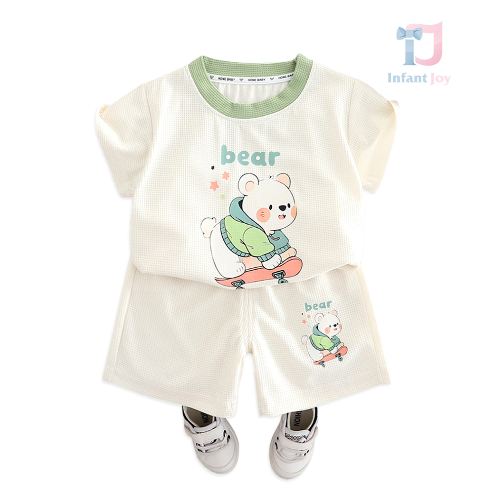 Zestaw 2-częściowy z efektem wafla SkateBear Vanilla