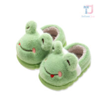 Puszyste kapcie domowe Frog Puff