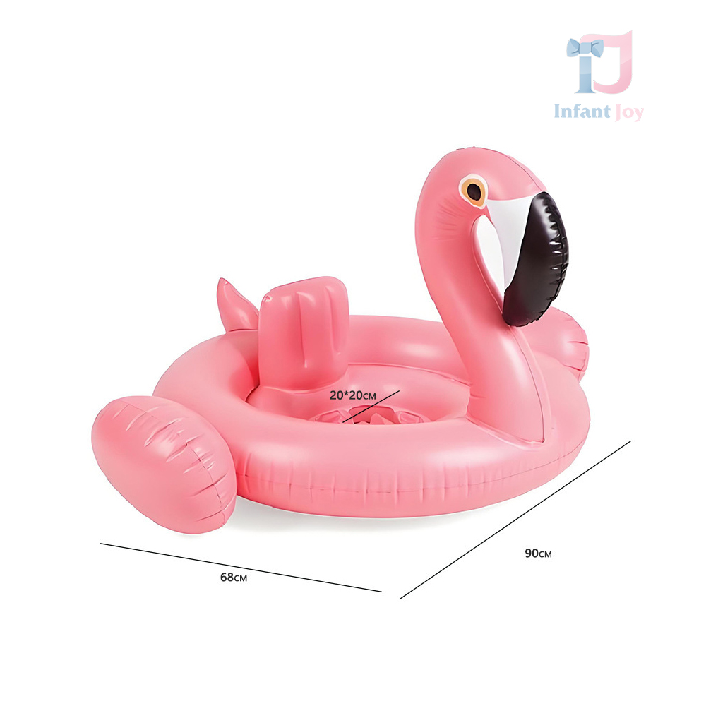 Koło do pływania dla dzieci z siedziskiem Summer Flamingo