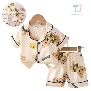 bebeshki-detski-satenen-komplekt-bears-beżowy