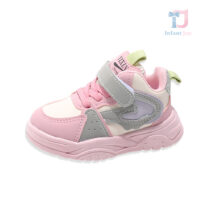 Wysokie buty sportowe ze sznurowadłami i zapięciem na rzep Terra Step Pink