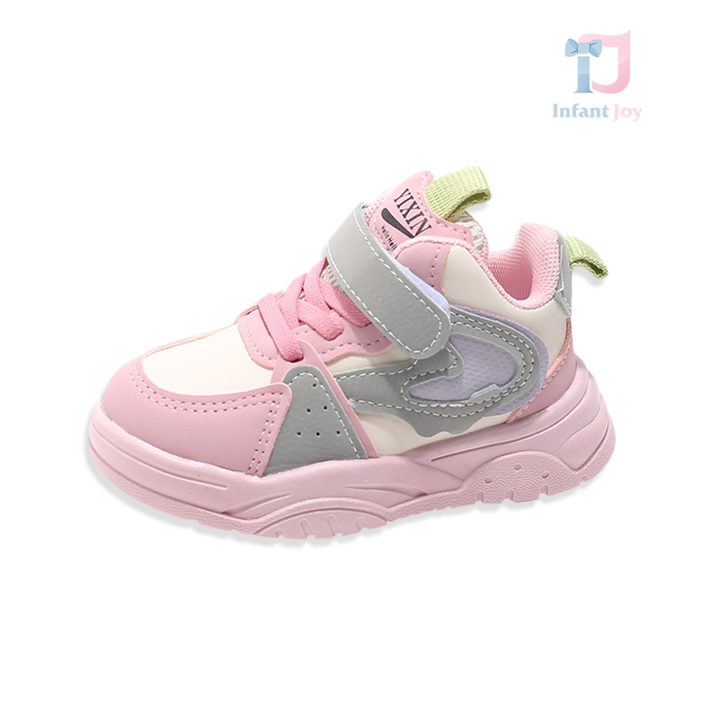Wysokie buty sportowe ze sznurowadłami i zapięciem na rzep Terra Step Pink