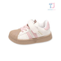 Buty sportowe/trampki sznurowane, zapinane na rzepy i z gumowym noskiem Trail Breeze Pink