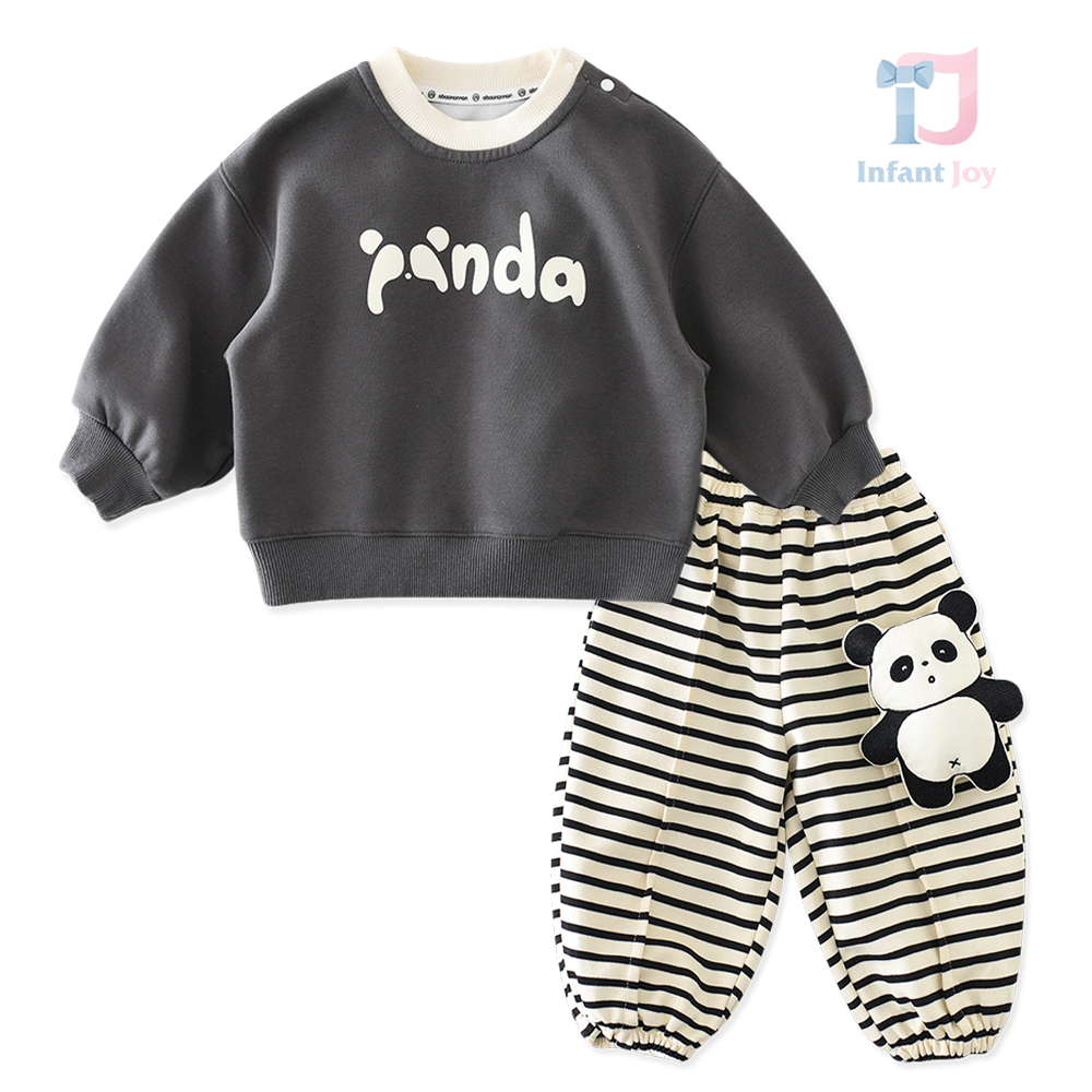 Komplet 2-częściowy: bluza/bluza i spodnie z 3D-elementem Mini Panda