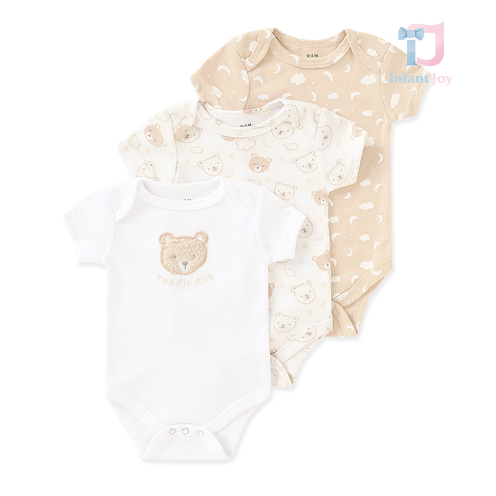 3-częściowy komplet body z krótkim rękawem Cuddle Cub