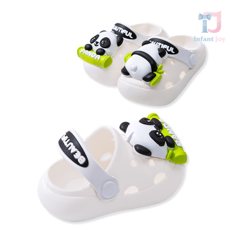 Klapki-japonki z elementami 3D Panda