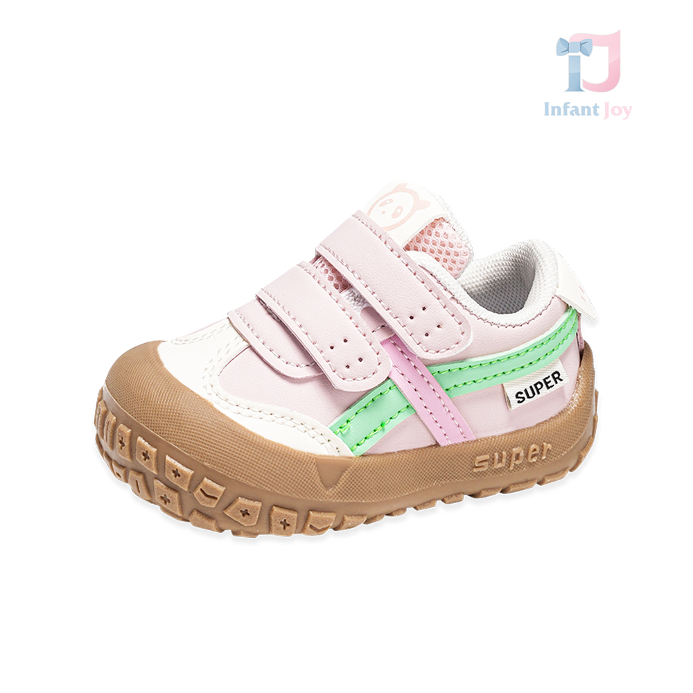 Buty sportowe/trampki ze skóry ekologicznej zapinane na rzep Soft Pop