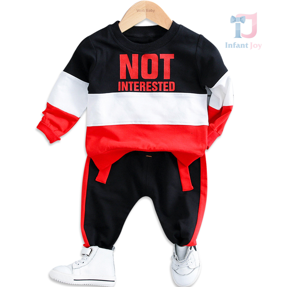 Dwuczęściowy wielokolorowy komplet bluza i spodnie No Limit Red