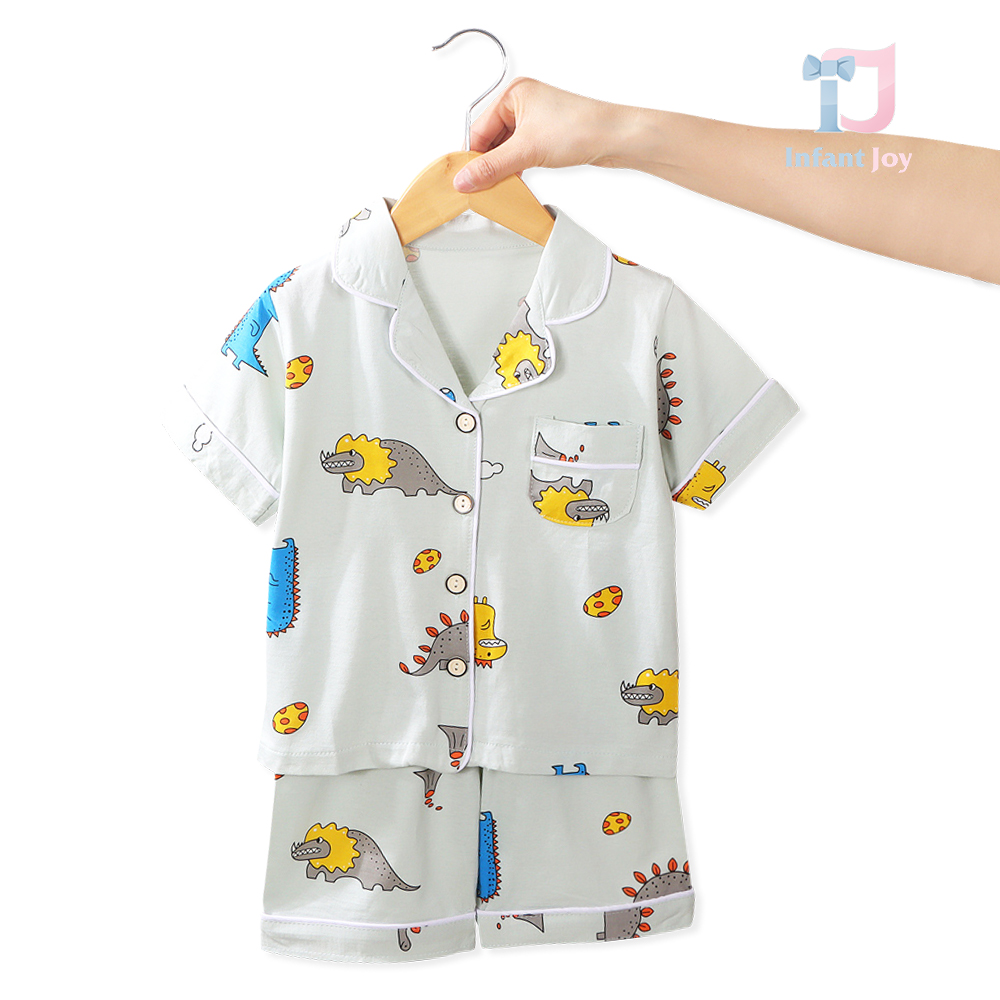Piżama 2-częściowa z koszulą z krótkim rękawem i spodniami Sleepy Dino